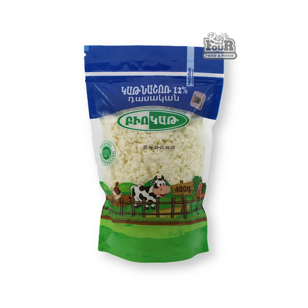 Cottage cheese "Biokat" 12% 400g